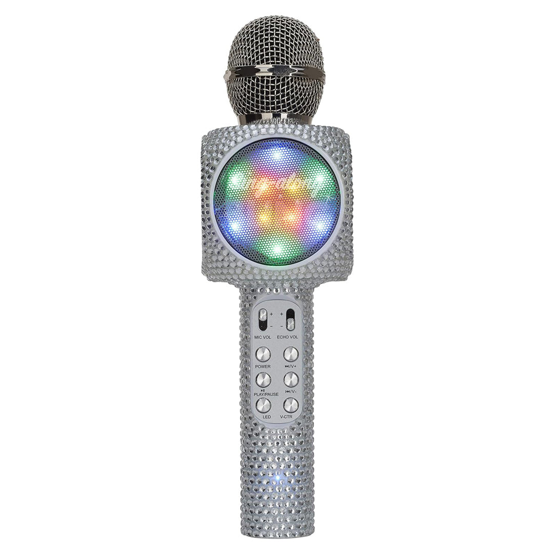 Bling Microphone in Silver