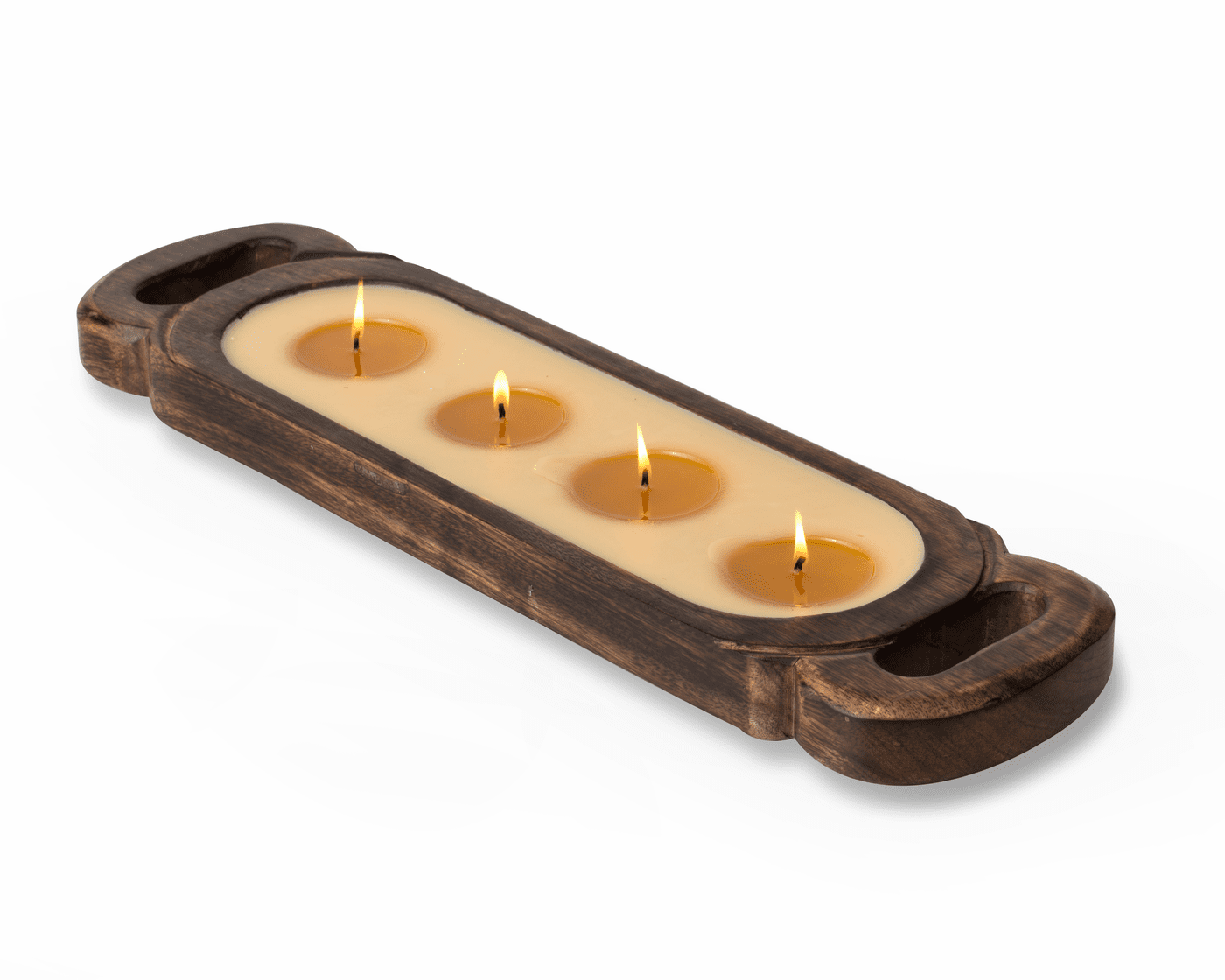 Red Currant Wood Candle Tray
